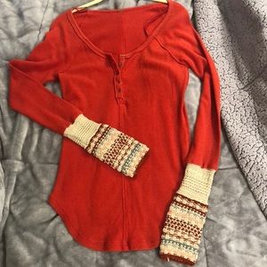 Free people long sleeve size medium